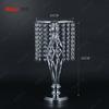 Adereços de casamento mesa flor cristal castiçal torção decoração ornamentos comida ocidental decoração de mesa galvanoplastia guia de estrada entrega transfronteiriça