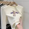 Linda camiseta de manga larga para niñas, con estampados de dibujos animados, cuello redondo, estilo jersey y diseñada como una capa base cálida. Hecho con tela suave y cómoda, es perfecto para niños mayores.