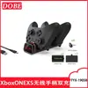 Control Inalámbrico X-One/X/Slim con Adaptador de Contacto Base de Carga Doble Base de Carga Doble de Batería Locomotora