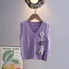 Ropa para Niños Conjunto de Dos Piezas Camisa y Chaleco para Niñas 2026 Primavera y Otoño Nuevo Camisa de Algodón para Niños Blanca Al por Mayor