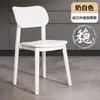 Silla de Comedor Moderna Minimalista para el Hogar con Respaldo, Engrosada para Comodidad al Sentarse Largo, Taburete de Plástico, Estilo Nórdico, Silla Popular para Mesa de Comedor Comercial
