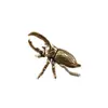 Adorno de Punta de Lanza de Latón Tridimensional Más Vendido Transfronterizo, Adorno Pequeño de Modelo de Insecto Realista, Decoración de Escritorio de Oficina