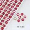 Rhinestones para Uñas Dongzhou Crystal Light Color Rojo Rosa con Base Puntiaguda, Corazón Inclinado, Brillo Deslumbrante, Decoraciones para Uñas de Corazón de Cristal K9 Color Durazno, Corazón Inclinado Rectangular