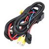 Chicote Elétrico para Clareamento de Farol de Carro Lâmpada Halógena H4 Conjunto de Fios de Luz para Carro Clareador Modificado LED Transfronteiriço Baixo e Alto