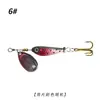 Atacado do Fabricante Padrão de Escama de Peixe Chumbo Peixe Sequinha Giratória Metal Shaker Sequinha Isca Isca Falsa Isca de Pesca Peixe-baixo e Peixe-mandarim