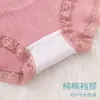 Calcinha de Maternidade de Cintura Alta com Furos Respiráveis de Costela de Camada Dupla e Acabamento em Renda, Suporte Confortável para a Barriga para Meio e Fim da Gravidez, Calcinha Triângulo