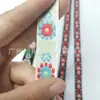 Cinta Jacquard Recta de Fábrica de 1.5cm Encaje Étnico Colorido Cinta de Poliéster Accesorios para Ropa Tira Lateral Decoración de Equipaje