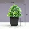 Punto Nuevo Bonsái Plantas de Decoración para el Hogar Pequeños Adornos Flores Artificiales Plantas Verdes Plantas en Maceta Flores Artificiales Fábrica Venta al Por Mayor