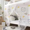 Mosquitero para cama individual de 1.0m-1.2m venta al por mayor ins, cortina de cama, cortina de cama de dormitorio, mosquitero Clase A para cama individual, a prueba de polvo