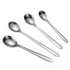 Cuchara de Mesa de Acero Inoxidable para el Hogar, Cuchara para Sopa para Comedor, Cuchara Gruesa para Revolver Café, Alto Valor de Color, Cuchara de Postre Occidental al por Mayor