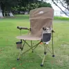 Cadeira de Praia para Exterior, Ampliada e Reforçada, Cadeira de Pesca Dobrável Simples, Cadeira para Intervalo de Almoço no Escritório, Cadeira Portátil para Camping e Casa