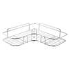 Estante de Almacenamiento para Cocina Baño Dormitorio Trípode Multiusos Acero Inoxidable Estante de Esquina para Baño Sin Perforaciones