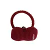 Nuevo y Lindo Cuerda para el Cabello de Pana con Forma de Manzana para Otoño e Invierno Cuerda Grande de Tela para Cola de Caballo con Forma de Calabaza Diadema Elástica Alta para Estudiantes