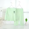 Pijama Infantil, Algodón Puro, Conjunto de Shorts de Manga Corta para Niños, Delgado de Verano, Ropa de Casa para Bebés Niñas, Ropa de Aire Acondicionado para Niños Pequeños y Medianos