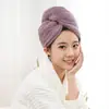 Touca Seca para Cabelo Feminina, Toalha Espessa para Cabelo Seco, Turbante Absorvente, Camada Dupla Secagem Rápida, Estampa Abacaxi Xadrez, Veludo Coral, Touca de Banho, Cuidados com o Cabelo no Atacado