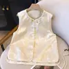 Chal de Seda Anti-Edad de Calidad Garantizada, Estilo Chino Nuevo para Mamás, Chal Top de Primavera Jacquard