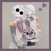 Nick Judy Funda para Teléfono Móvil Adecuada para Apple 17Promax Iphone15 Doble Soporte 16 Pareja 14 Dibujos Animados Lindos