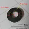 Aleación de Aluminio Puerta Retráctil Eléctrica Accesorios de Plástico Bloque Tenedor de Goma Deslizante Almohadilla Funda Resistente al Desgaste Conector de Clip de Cable Guía