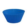 Forma de Silicone para Bolo Transfronteiriça Colorida Redonda para Assar Muffin Grau Alimentício Resistente a Altas Temperaturas Forma Caseira para Bolo Venda por Atacado
