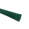 Flor de cerámica soporte especial de alambre de hierro tallo de flor calibre 18 calibre 20 varilla blanda tejido de cuerda de cáñamo hecho a mano cáñamo verde alambre de hierro fino blanco