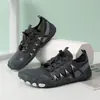 Sapatos Aquáticos de Malha de Cinco Dedos para Uso Externo Transfronteiriço, Sapatos para Rafting em Rios para Homens, Sapatos de Praia Anfíbios de Secagem Rápida, Sapatos Aquáticos para Mulheres