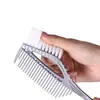 Herramientas para crema de tinte de cabello Aceite Profesional para Tratamiento Capilar peine para teñir el cabello aceite para tratamiento capilar dos lados caliente tinte cepillo para cabello blanco película inversa cepillo para cuidado