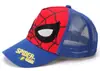 F791 Gorra de Béisbol Nueva Primavera y Otoño Sombrero de Dibujos Animados para Niños Gorra Moderna de Spider-Man Visera Sombrero de Comercio Exterior Europeo y Americano Venta al por Mayor