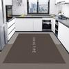 Tapete de Cozinha de Área Grande Simples de Luxo Leve Doméstico Apagável e Livre de Lavagem Lama Diatomácea Absorvente de Óleo Absorvente de Água Secagem Rápida Antiderrapante Tapete para os Pés