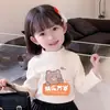 Y2212# niños y niñas terciopelo alemán casual manga larga otoño nuevo ropa infantil infantil Joker casual Joker top moda