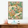 Fabricante de Ponto Cruz TikTok Kuaishou Xiaohongshu Dropshipping de Peça Única Novo Modelo 2026 Bordado com Linha Sala de Estar Bordado Pinheiro e Garça Simbolizando Longevidade