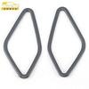 Adecuado para Roewe RX8 caja de audio de columna delantera anillo brillante RX8 acero inoxidable cubierta de bocina de control central parche decorativo accesorios