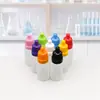 Direto da Fábrica Frasco conta-gotas de plástico de 10ml sub-frasco frasco de óleo de essência colorido frasco de óleo essencial pequeno e grosso para olhos sub-frasco