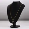 Collar Versátil de Acero Inoxidable Aml para Pareja Estilo Hip-Hop Masculino Accesorios Brillantes de Navidad Joyería