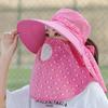 Chapéu de Algodão para Colheita de Chá, Chapéu Feminino de Proteção Solar, Chapéu de Proteção Solar de Alta Qualidade, Chapéu Anti-UV para Pessoas de Meia-Idade e Idosas, Chapéu de Sol para Trabalho Agrícola