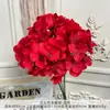 Ramo de Cinco Cabezas de Hortensias Artificiales con Acabado de Alta Gama, Adecuado para Arreglos Florales de Boda, Decoración de Hoteles y Hogares, y como Accesorio de Fotografía