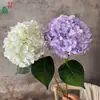 Hortênsia Single Sunburst, Hortênsia Impressa em Seda, Arranjos de Flores para Local de Casamento, Flores de Seda, Parede de Flores para Salão de Banquetes, Flores Artificiais