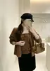 Conjunto de dos piezas de punto retro estilo coreano para mujer, nuevo diseño otoño/invierno con top sin tirantes y cárdigan