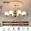 Candelabro de Cristal para Dormitorio Estilo Francés Vintage, Minimalista Nórdico para Sala de Estar, Comedor, Estudio, Vestidor, Iluminación de Diseñador, Ultra-Simple