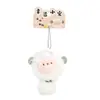 Baimao Original Llavero Colgante Mascota Linda Capibara Panda Juguete de Peluche Muñeca Llavero para Mochila