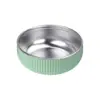 Ventas Directas de Fábrica Acero Inoxidable Silicona Vajilla Infantil Plato de Cena de Silicona Bol Tenedor Cuchara Babero Vajilla Set de Vajilla para Bebé
