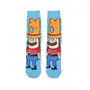 Calcetines de Anime de Fabricante de Algodón Calcetines Florales de Dibujos Animados Calcetines de Media Caña para Patineta Calcetines de Tubo Largo Europeos y Americanos Calcetines Personalizados para Hombres y Mujeres Lindos