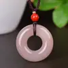 Pingente Fivela de Segurança de Jade Branco Seda Dourada de Xinjiang Golfinho Tianzhu Calcedônia Joia Feijão de Bênção Auspiciosa Pingente de Corrente de Suéter