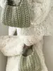 Mini Bolso Tejido de Diseño de Nicho Súper Popular para Mujer, Nuevo Hilo de Material DIY Bolso Hecho a Mano de Espiga