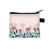 Nuevo Pequeño Floral Estudiante de Primaria Dibujos Animados Monedero Linda Chica Impresa Bolsa de Almacenamiento Portátil Venta al por Mayor Transfronteriza Popular
