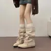 Botines de Tobillo con Tiras y Punta Aguda Estilo Retro First Encounter para Mujer, Nueva Colección Otoño 2026, Tacón Oculto, Diseño Único, Botas Largas Adelgazantes