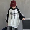 Sudadera con Capucha para Niños Estilo Primavera y Otoño 2026 Nueva Ropa de Otoño para Niños Top Deportivo para Niños Medianos y Grandes Capa Base Estilo Hipster