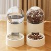 Dispensador de Agua para Gato y Perro, Comida para Gato, Alimentador Totalmente Automático, Tazón para Gato y Perro, Cubeta de Almacenamiento de Alimentos, Alimentación para Gato, Artefacto para Beber Agua para Mascotas