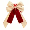 Nuevo colgante de lazo grande de cinta de Navidad para decoración de habitaciones, arreglo simple de lazo para fiesta de cumpleaños, decoración colgante de escena