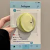 Soporte Magnético Creativo de Manzana Roja a la Mitad Tridimensional Adecuado para Teléfonos Magsafe, Fuerte Adsorción para Uso en Escritorio, Estilo Ins Perezoso