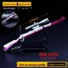 Atacado Jedi Escape 98K-Passeio pelo Tempo e Espaço Arma de Sniper Modelo de Liga Chaveiro Brinquedo 18cm